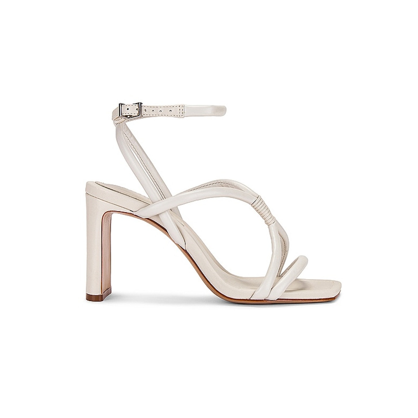 Schutz Strappy Cream Nadia Sandals Size 8.5 B